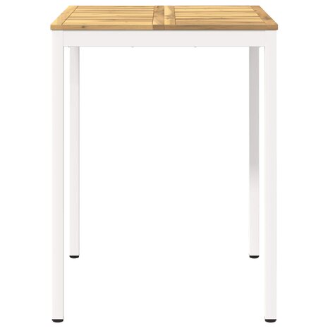Tuin Bartafel Wit 80 x 80,5 x 105 cm Massief Acaciahout 3