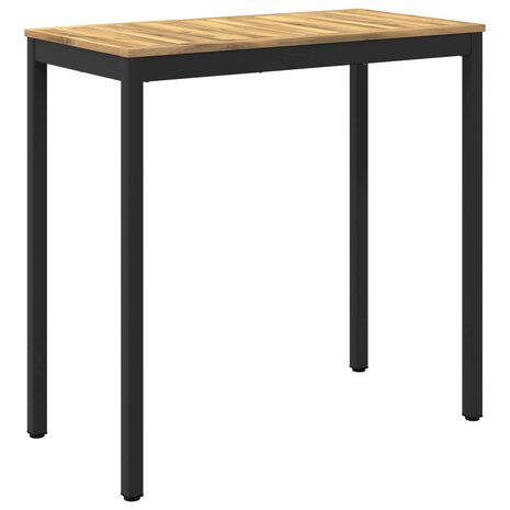 Tuin Bartafel Wit en zwart 108,5 x 55 x 105 cm 2