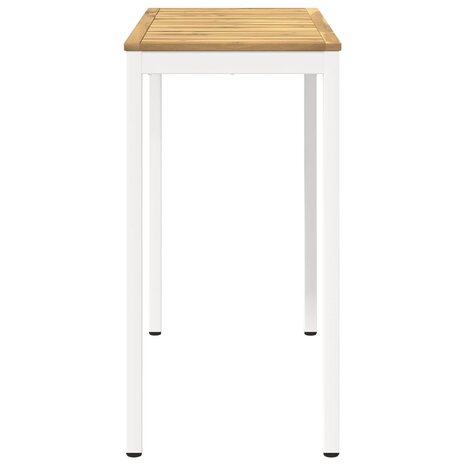 Tuin Bartafel Wit 108,5 x 55 x 105 cm Massief Acaciahout 4