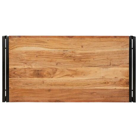 Badkamer wandschap voor Bruin 100 x 50 x 23 cm Massief Acaciahout 7