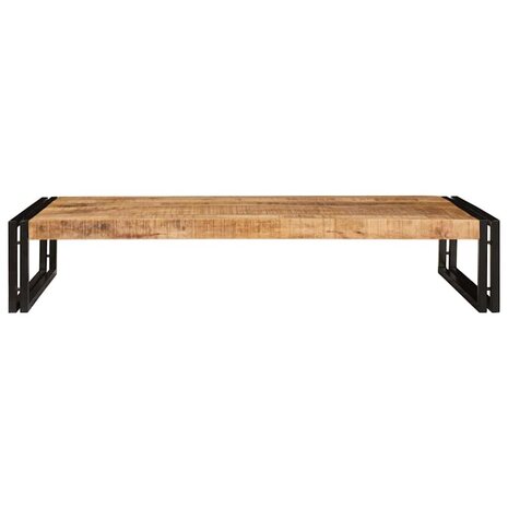 Badkamer wandschap Bruin 120 x 50 x 23 cm Massief Ruw Mango Hout 4