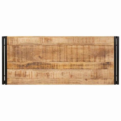 Badkamer wandschap Bruin 120 x 50 x 23 cm Massief Ruw Mango Hout 7