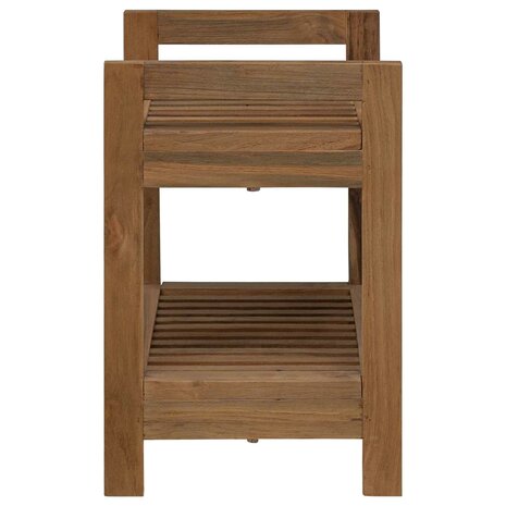 Badkamer wandschap Naturel 45 x 30 x 45 cm Massief Teakhout 4