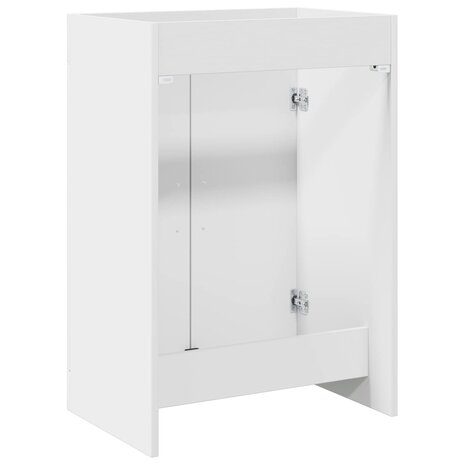 Wastafelkast Wit 56 x 37,5 x 81 cm Bewerkt hout 6