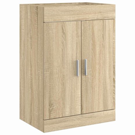 Wastafelkast Sonoma Eiken 56 x 37,5 x 81 cm 2