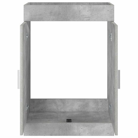 Wastafelkast Betongrijs 56 x 37,5 x 81 cm 4