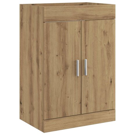 Wastafelkast Artisanaal eiken 56 x 37,5 x 81 cm 2