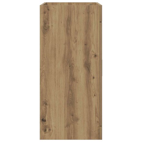 Wastafelkast Artisanaal eiken 56 x 37,5 x 81 cm 5