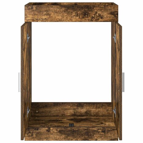 Wastafelkast Gerookt eiken 78,5 x 37,5 x 81 cm 4