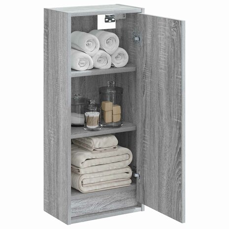 Wastafelmeubel Grijs Sonoma 35 x 20 x 81 cm 3