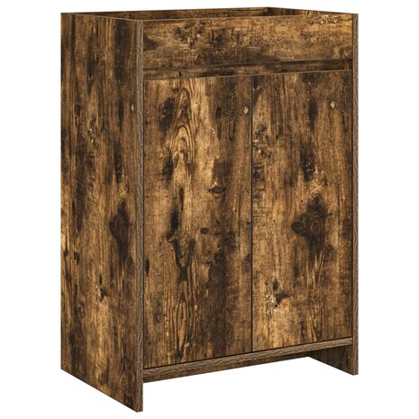 Wastafelkast Gerookt eiken 56 x 37,5 x 81 cm 2