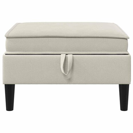 Hocker met Opslag Havermout Fluweel 4