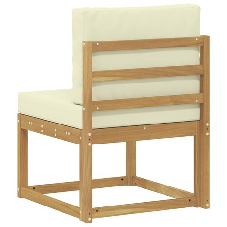 Buiten bankenset Wit en cr&egrave;mekleurig 59 x 63 x 73 cm 5