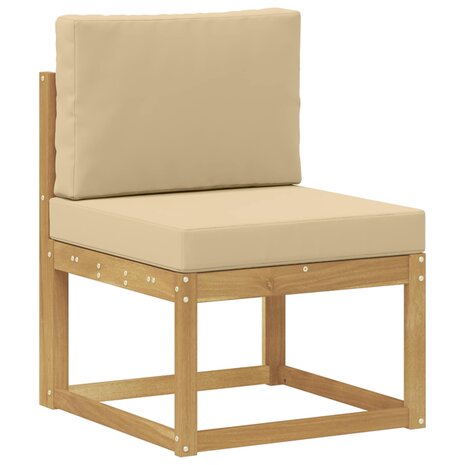 Buiten bankenset Wit en Beige 59 x 63 x 73 cm 2