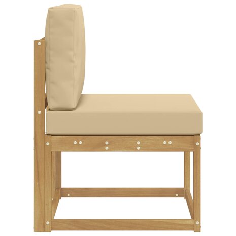Buiten bankenset Wit en Beige 59 x 63 x 73 cm 4
