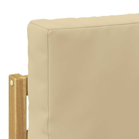 Buiten bankenset Wit en Beige 59 x 63 x 73 cm 6