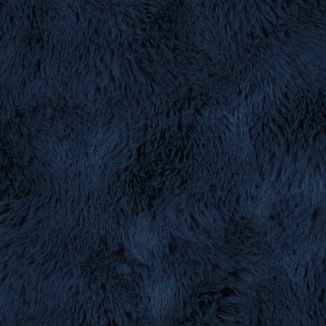 Antislip deken van imitatie konijnenbont Olite Marineblauw 9