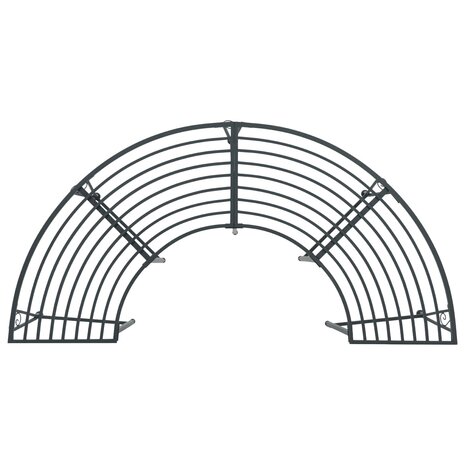Boombank 4 zitplaatsen 160 x 80 x 44 cm Staal 2