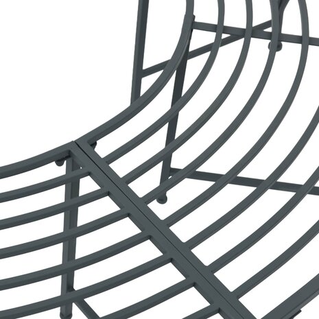 Boombank 4 zitplaatsen 160 x 80 x 44 cm Staal 4