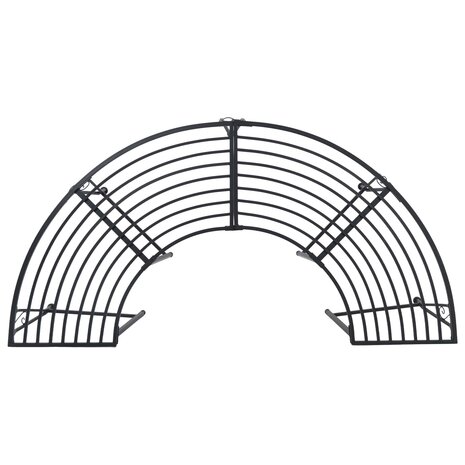 Boombank 4 zitplaatsen 160 x 80 x 44 cm Staal Zwart 2