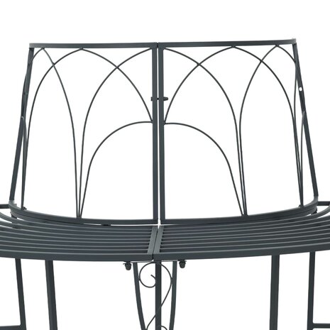 Boombank 4 zitplaatsen 160 x 80 x 89 cm Staal 4