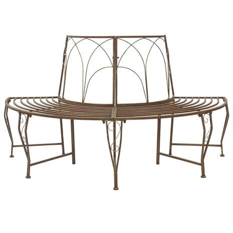 Boombank 4 zitplaatsen 160 x 80 x 89 cm Staal 1