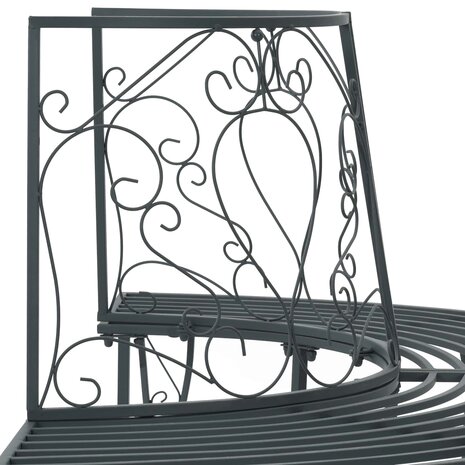 Boombank 4 zitplaatsen 160 x 80 x 89 cm Staal 5