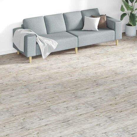 Vloerplanken Grijs 5,26 m&sup2; 18 st PVC 1