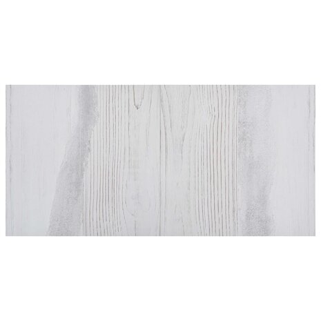 Vloerplanken Wit en Lichtgrijs 5,11 m&sup2; 55 st PVC 5