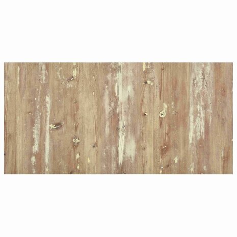 Zelfklevende Vloerplanken Bruin en wit 30,5 x 30,5 cm 20 st PVC 4