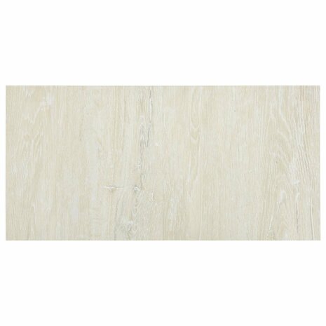 Zelfklevende Vloerplanken Cr&egrave;mekleurig 30,5 x 30,5 cm 20 st PVC 4
