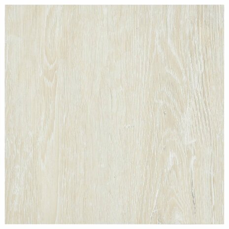 Zelfklevende Vloerplanken Cr&egrave;mekleurig 30,5 x 30,5 cm 20 st PVC 5
