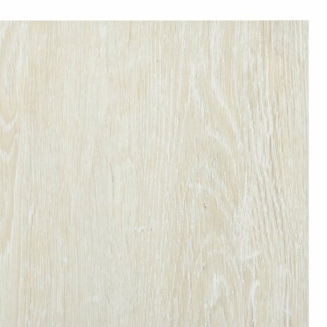 Zelfklevende Vloerplanken Cr&egrave;mekleurig 30,5 x 30,5 cm 20 st PVC 8