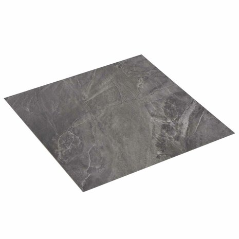 Zelfklevende Vloerplanken Zwart 30,5 x 30,5 cm 20 st PVC 1
