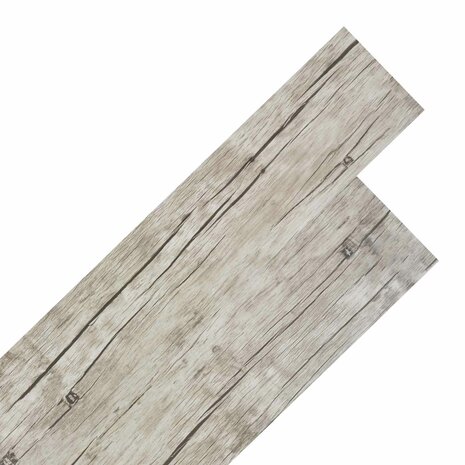 Vloerplanken Washed eiken 2,51 m&sup2; 18 st PVC 2
