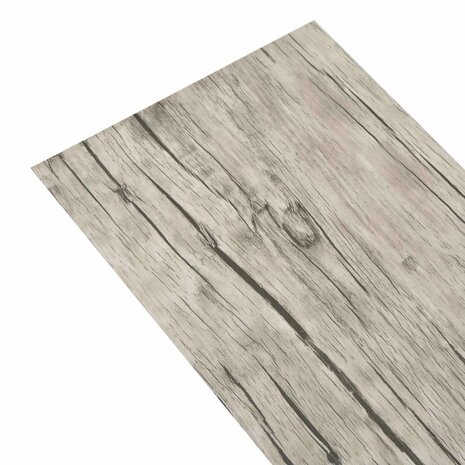 Vloerplanken Washed eiken 2,51 m&sup2; 18 st PVC 3