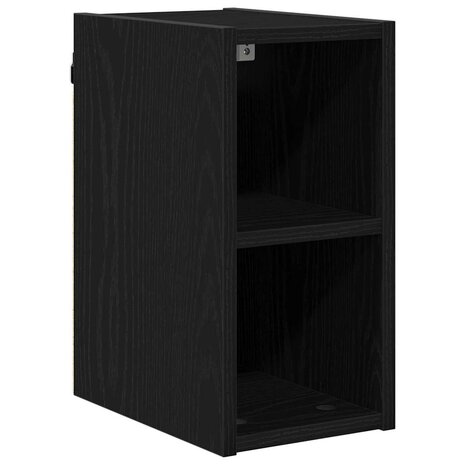 Hangkast Zwart Eiken 20 x 29,5 x 40 cm Bewerkt hout 2