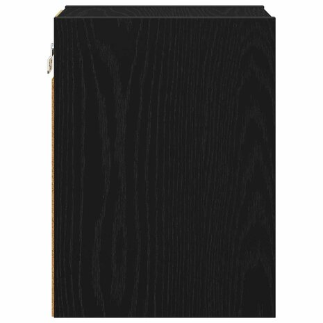 Hangkast Zwart Eiken 20 x 29,5 x 40 cm Bewerkt hout 6