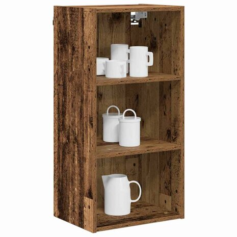 Hangkast Oudhout 40 x 29,5 x 80 cm Bewerkt hout 3