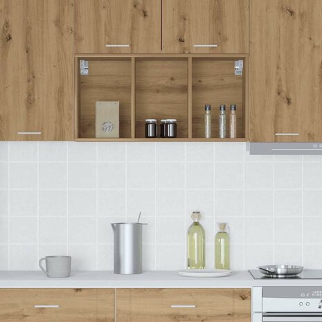 Hangkast Artisan Eiken 40 x 29,5 x 80 cm Bewerkt hout 4