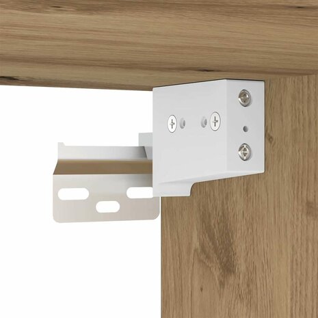 Hangkast Artisan Eiken 40 x 29,5 x 80 cm Bewerkt hout 9