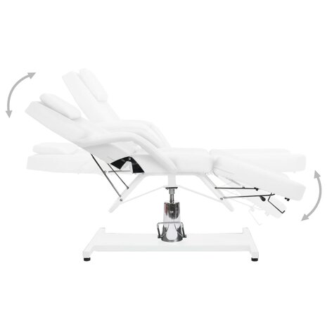 Massagetafel 180x62x(87-112) cm wit 3
