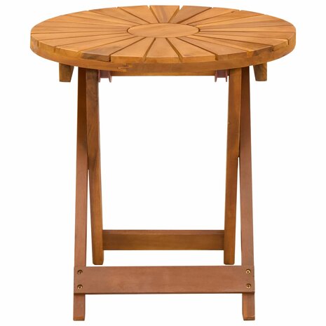 Bistrotafel Naturel &Oslash;45 x 45 cm Massief Acaciahout 3