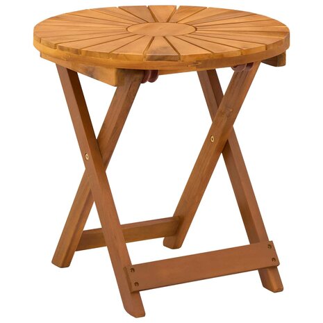 Bistrotafel Naturel &Oslash;45 x 45 cm Massief Acaciahout 5