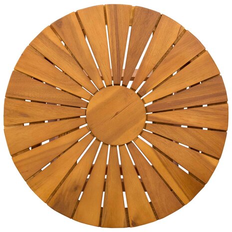 Bistrotafel Naturel &Oslash;45 x 45 cm Massief Acaciahout 6