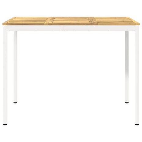 Tuin Bartafel Wit 141 x 80,5 x 105 cm Massief Acaciahout 3