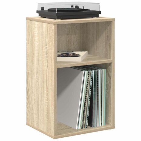 Platenkast Sonoma Eiken 38 x 33 x 61 cm Bewerkt hout 3