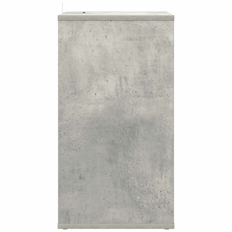 Platenkast Betongrijs 38 x 33 x 61 cm Bewerkt hout 5