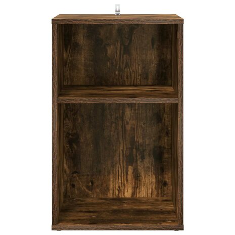 Platenkast Gerookt eiken 38 x 33 x 61 cm Bewerkt hout 4