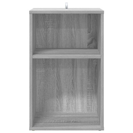 Platenkast Grijs Sonoma 38 x 33 x 61 cm Bewerkt hout 4
